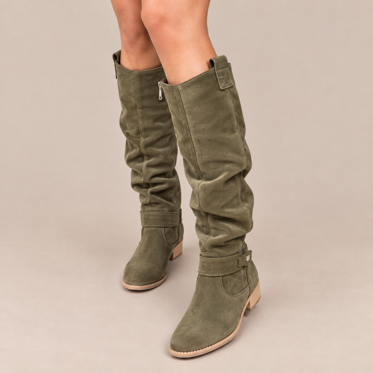 Brielle | Winterstiefel Damen mit gerafftem Schaft