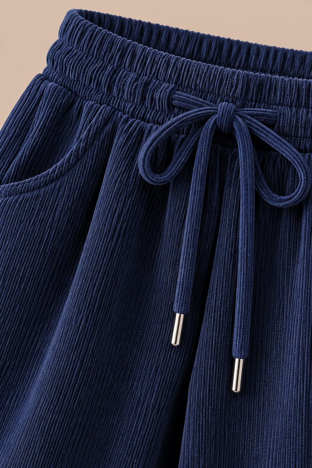 Edelyn | Cordhose Damen mit geradem Bein und Kordelzug