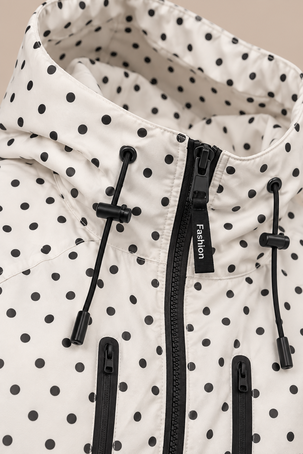 Galia | Regenjacke Damen Polkadot mit Kapuze