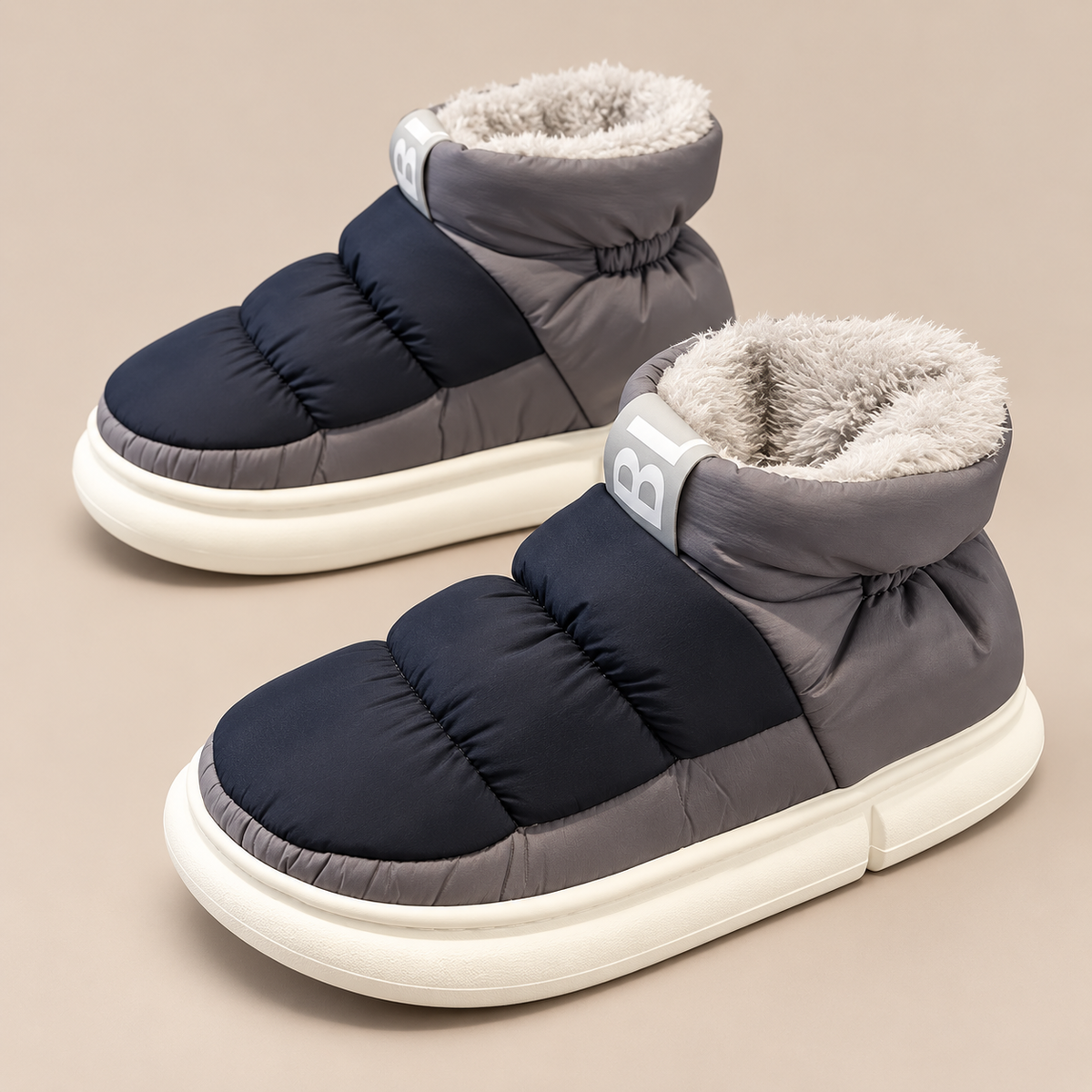 Gino | Winterstiefel Herren mit warmem Futter und Plateausohle