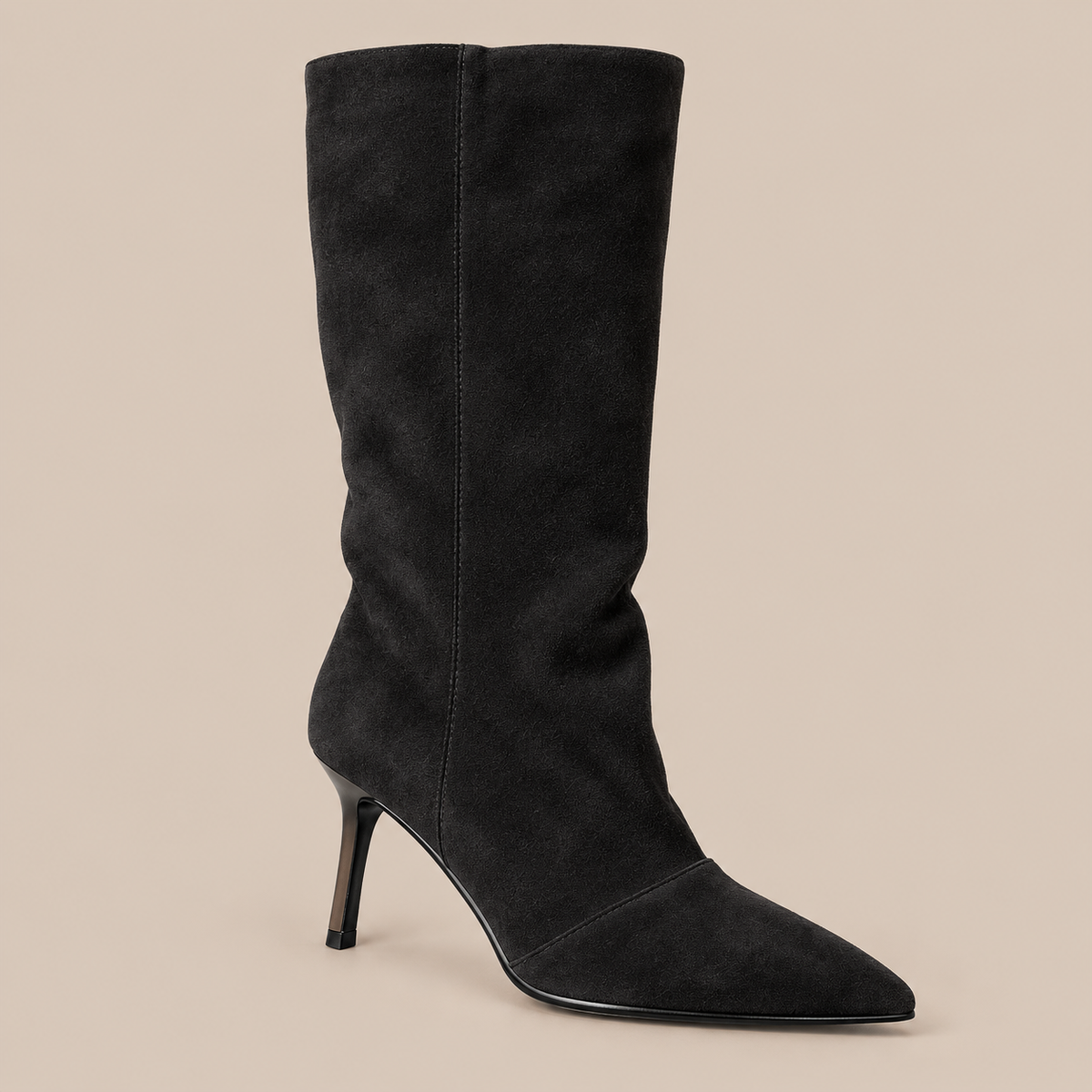 Lissa | Fold Over Boots Damen mit Stiletto-Absatz