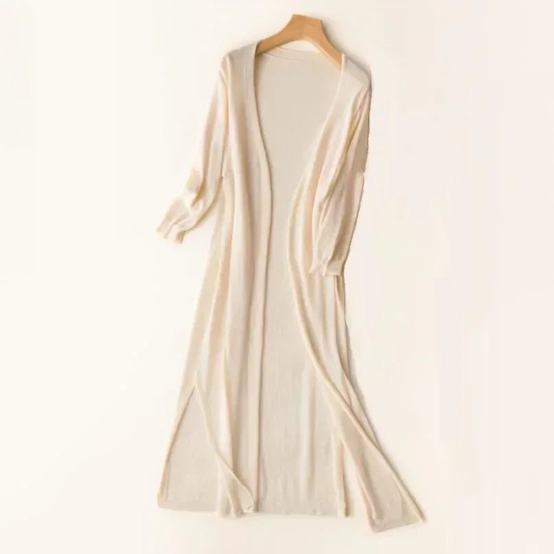 Mara | Damen Langer Leichter Cardigan