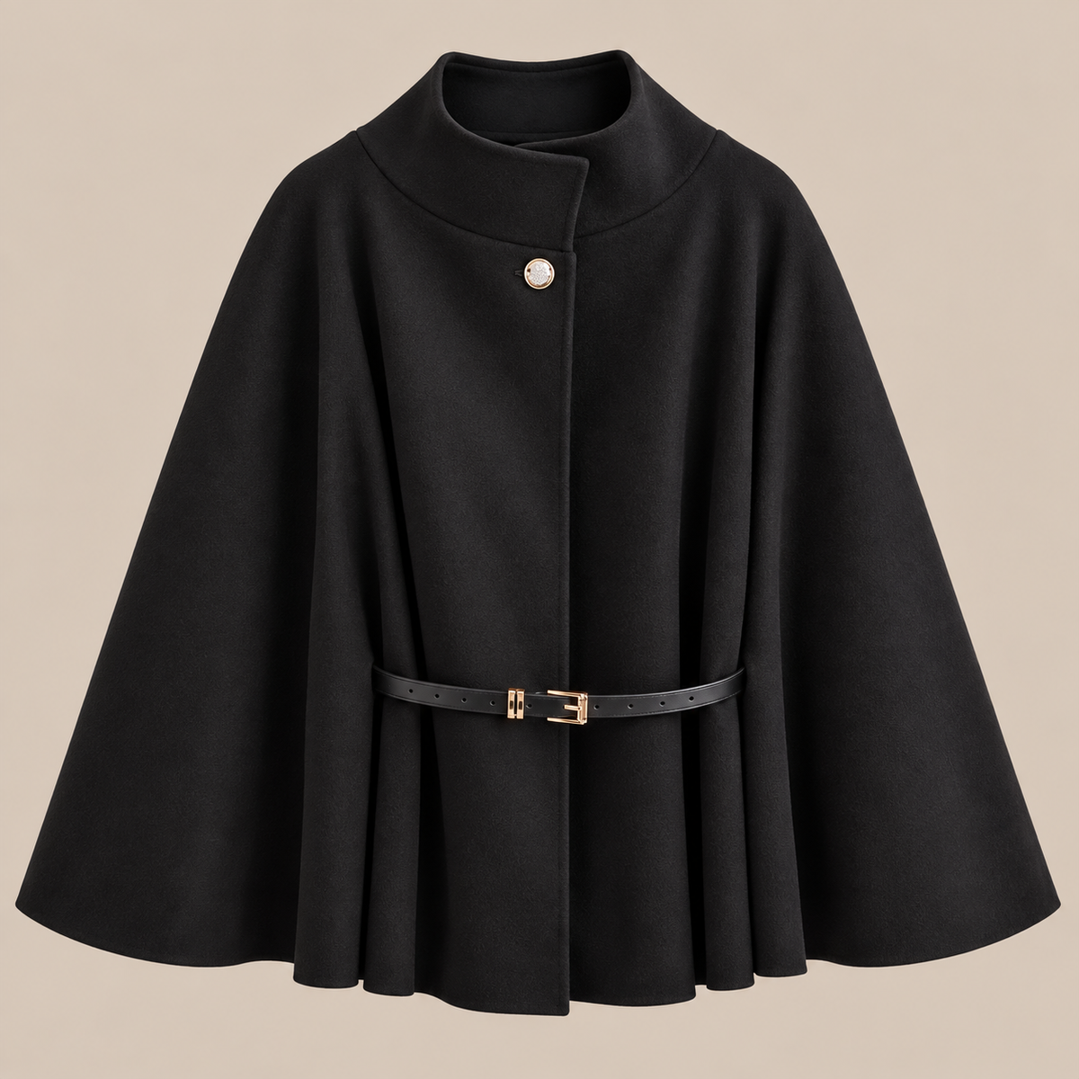 Serena | Trenchcoat Damen im Cape-Stil mit Gürtel