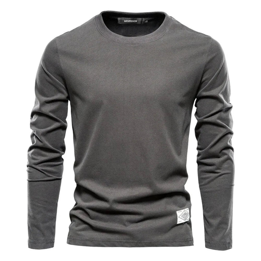 Sweatshirt Herren | Herren Langarmshirt | Rundhals-Form & glatte Front für cleane Layer-Looks