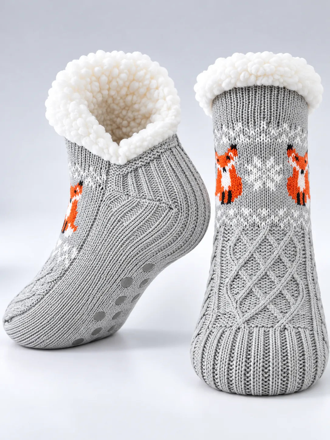 Svenja | Damen Flauschig Gefütterte Wintersocken