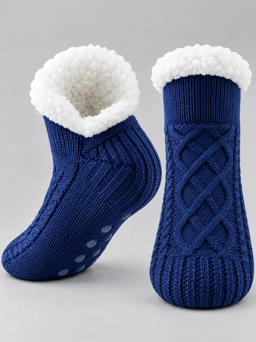 Svenja | Damen Flauschig Gefütterte Wintersocken