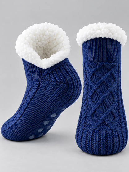 Svenja | Damen Flauschig Gefütterte Wintersocken