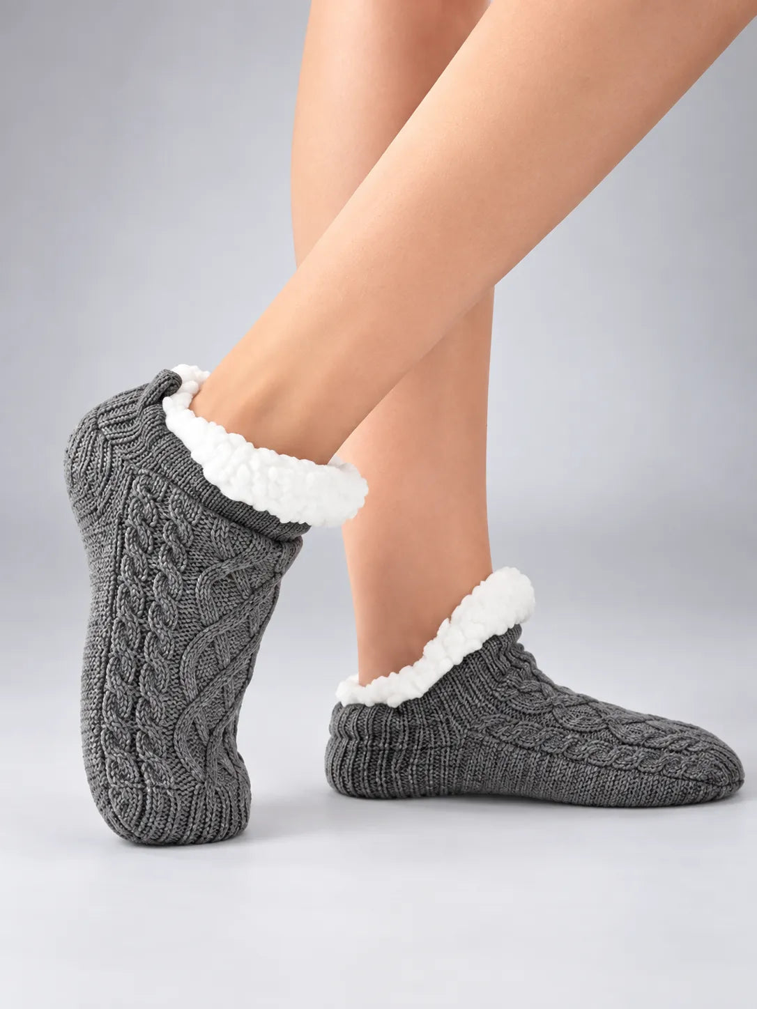 Svenja | Damen Flauschig Gefütterte Wintersocken