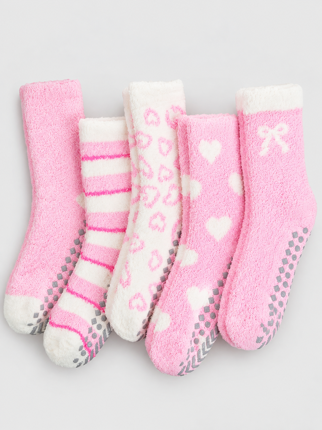 Anja | Damen Flauschige Rutschfeste Wintersocken