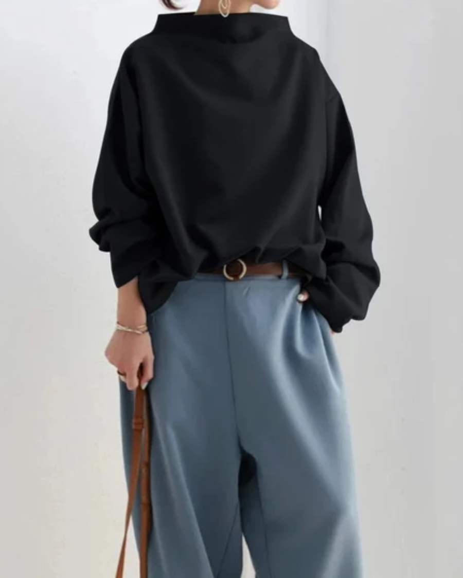 Ruth | Oversized Sweatshirt mit Stehkragen