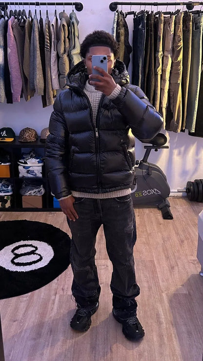 Robert | Herren Warme Steppjacke mit Kapuze