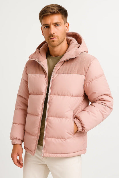 Oliver | Warme und Moderne Herren Winterjacke mit Kapuze