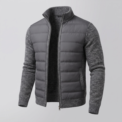 Daniel | Stilvolle und bequeme Fleece Pufferjacke