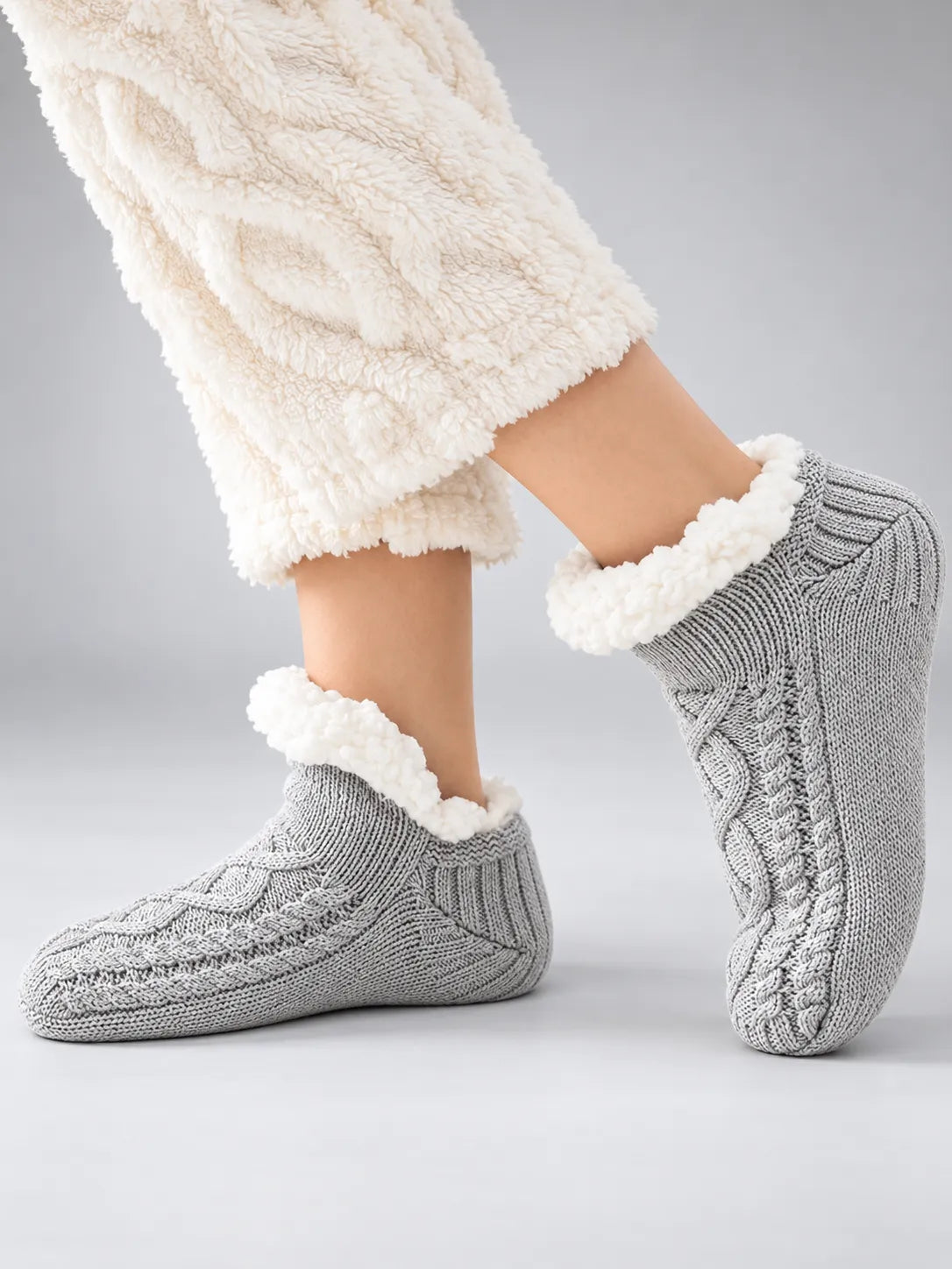 Svenja | Damen Flauschig Gefütterte Wintersocken