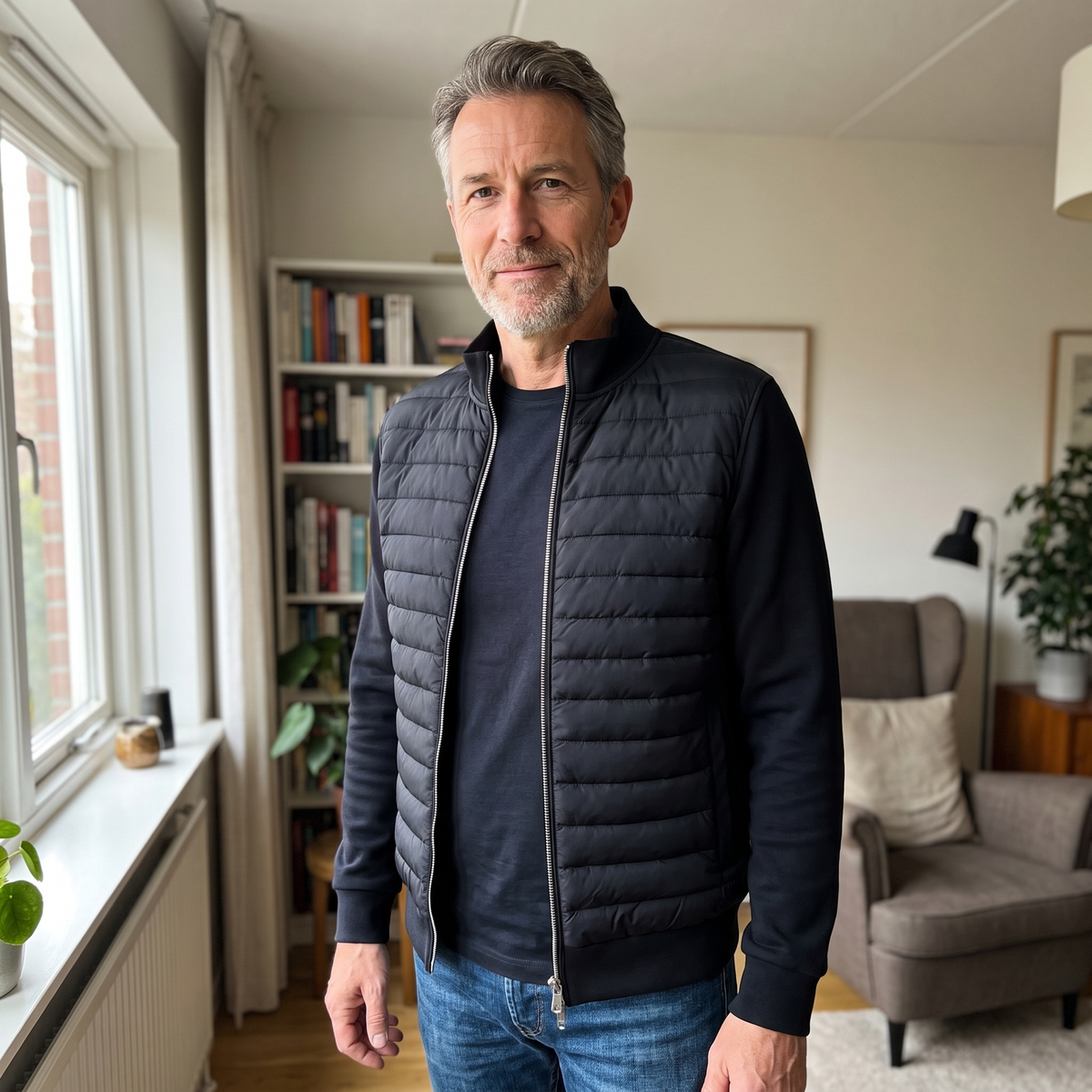 Jonas | Warme und Moderne Herren Pufferjacke