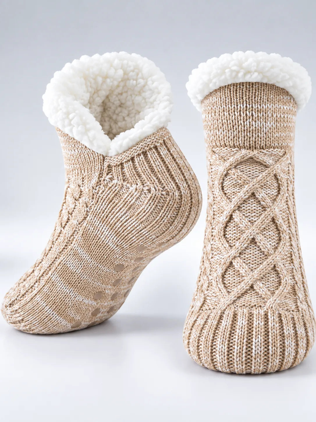 Svenja | Damen Flauschig Gefütterte Wintersocken