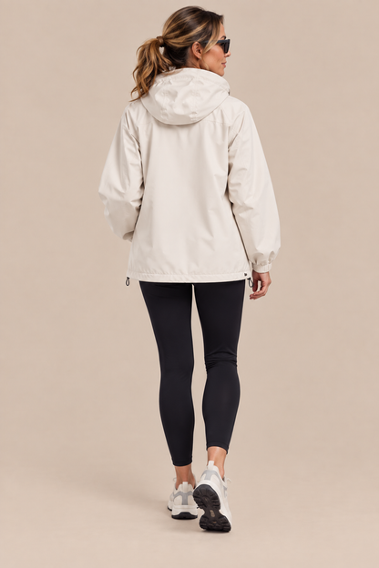 Abigail | Regenjacke Damen und wasserdichte Jacke mit Kapuze
