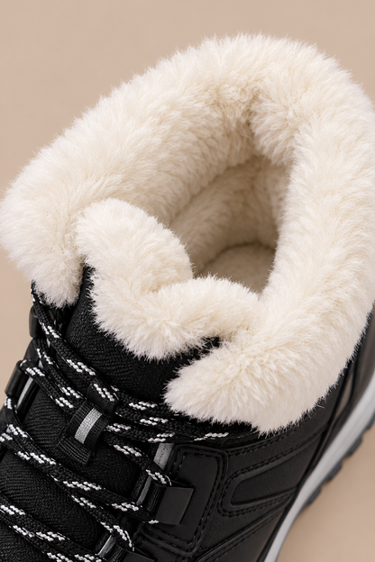 Aisha | Winterstiefel Damen mit Schnürung und warmem Futter