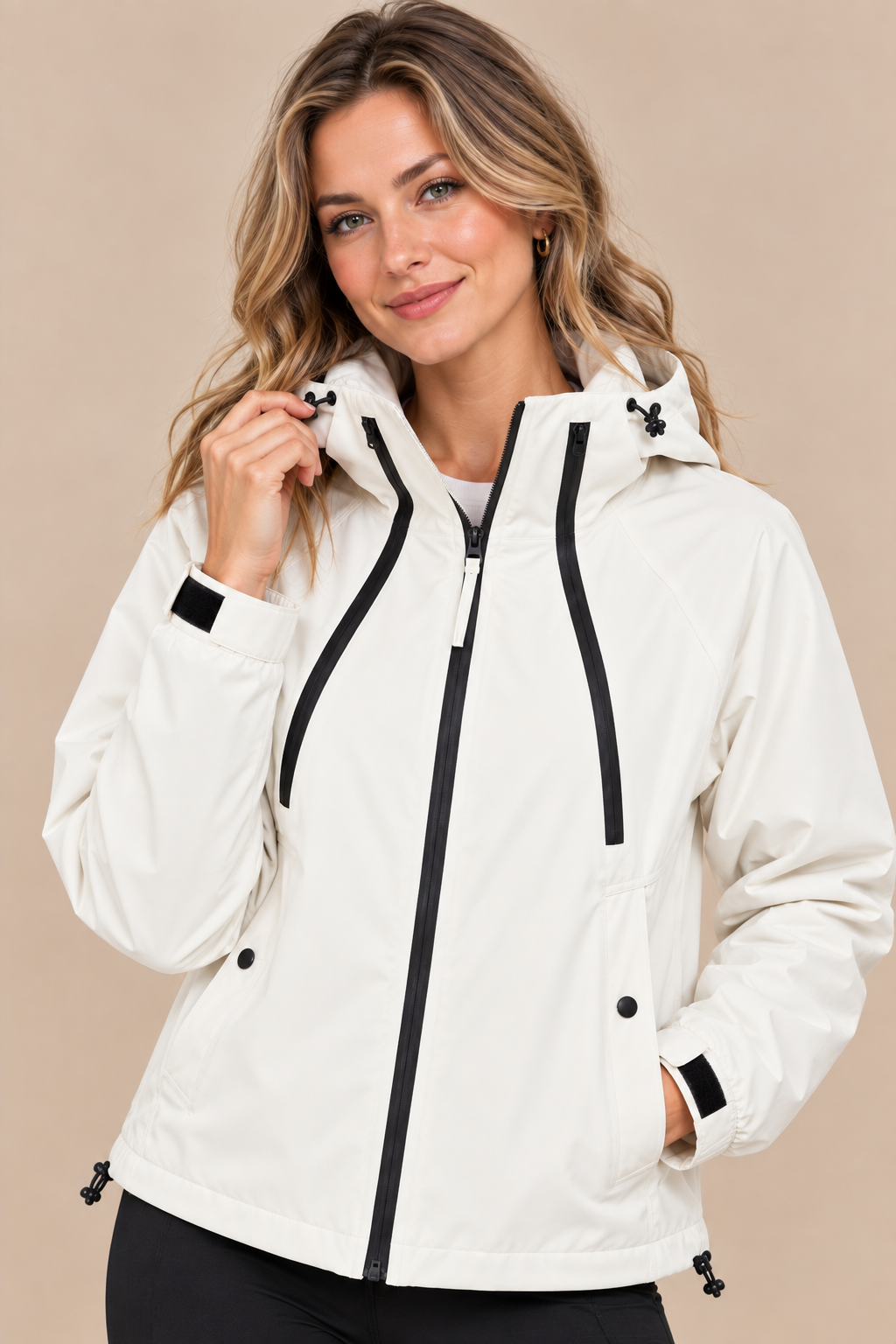 Aiza | Sportliche Regenjacke mit Kapuze