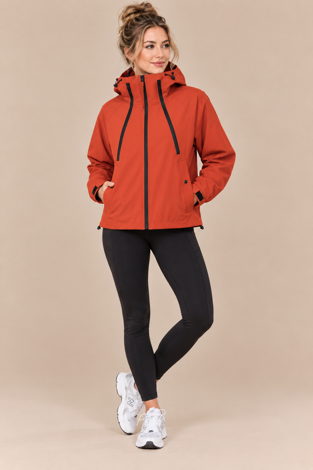 Aiza | Sportliche Regenjacke mit Kapuze