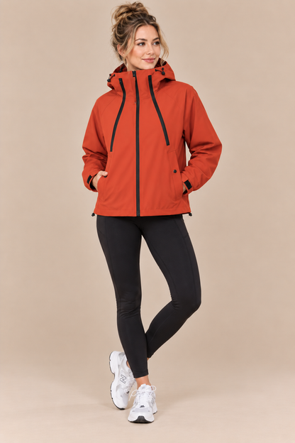 Aiza | Sportliche Regenjacke mit Kapuze