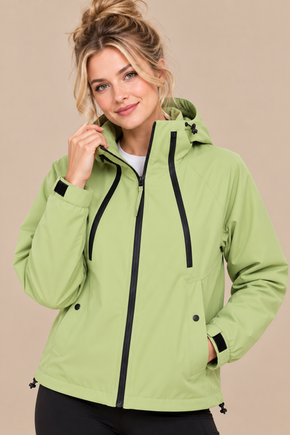 Aiza | Sportliche Regenjacke mit Kapuze