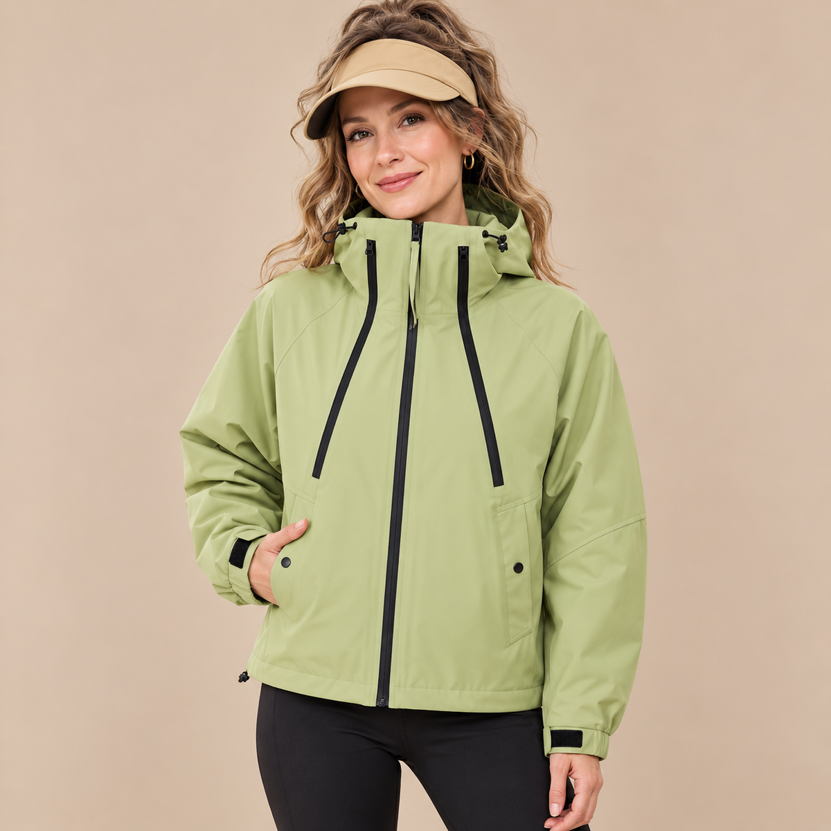 Aiza | Sportliche Regenjacke mit Kapuze