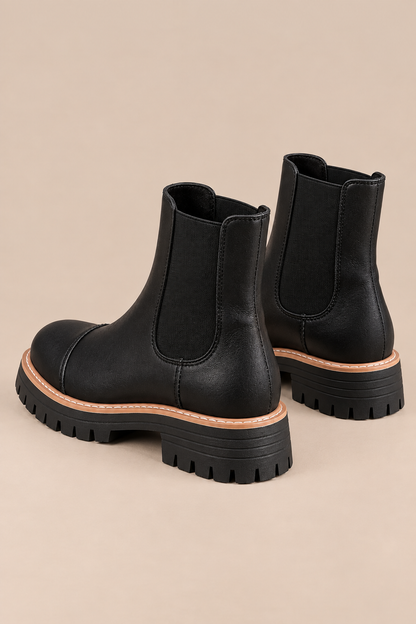 Alena | Chelsea Boots Damen mit markanter Profilsohle