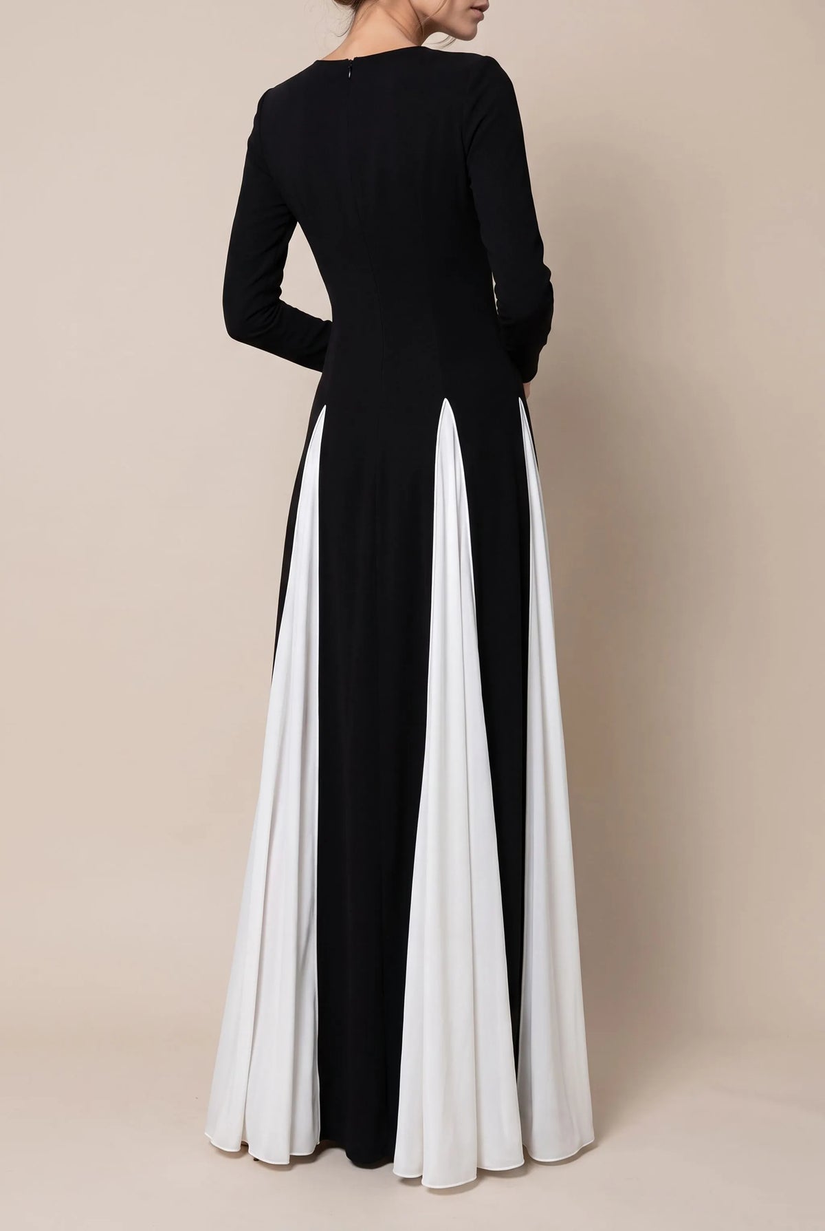 Alveara | Elegantes Zweifarbiges Maxikleid