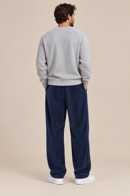 Alvin | Cordhose Herren mit weitem Bein und Kordelzug