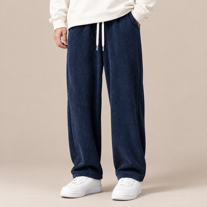 Alvin | Cordhose Herren mit weitem Bein und Kordelzug