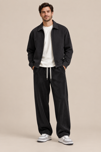 Alvin | Cordhose Herren mit weitem Bein und Kordelzug