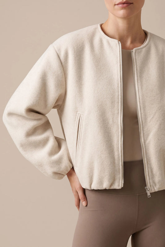 Alvina | Lockere Sportliche Fleecejacke