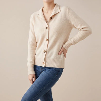 Alvora | Kurze Strickjacke Mit Kragen