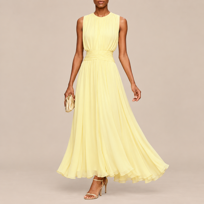 Alys | Ärmelloses Midikleid Mit Raffungen