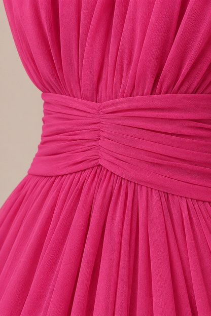 Alys | Ärmelloses Midikleid Mit Raffungen