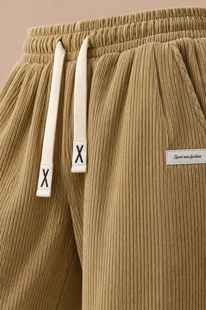 Arjan | Cordhose Herren mit weitem Bein und Corduroy-Struktur