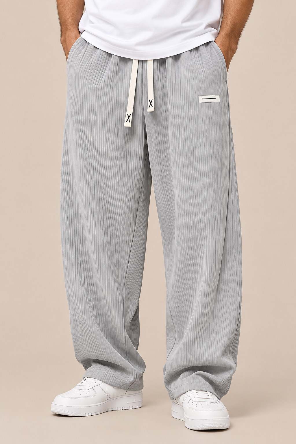 Arjan | Cordhose Herren mit weitem Bein und Corduroy-Struktur
