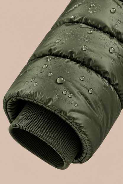 Arlene | Steppjacke Damen mit Kapuze und langem Schnitt