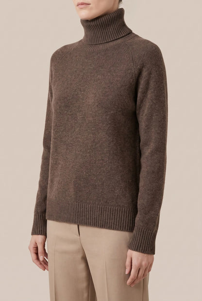 AutumnKnit | Klassischer Rollkragenpullover Für Damen