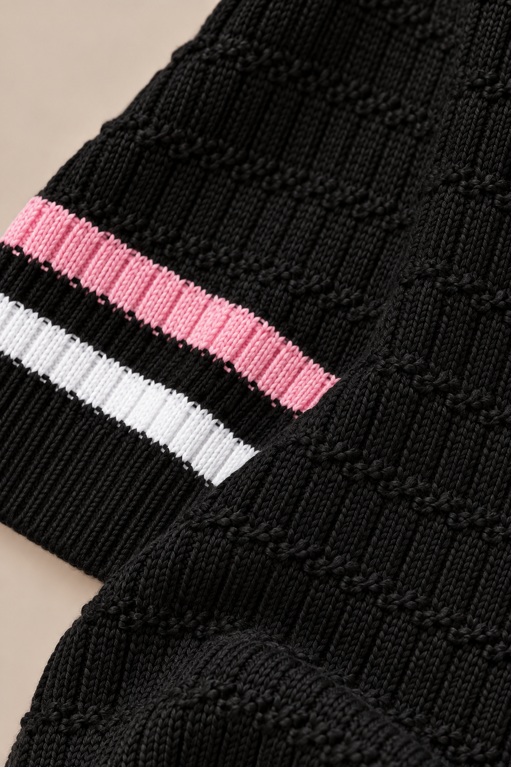 Avonne | Cardigan Damen Kurzarm mit Kontrastdetails