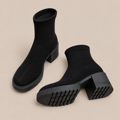 Azalea | Winterstiefel Damen mit Blockabsatz