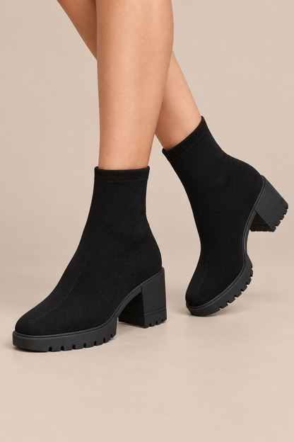 Azalea | Winterstiefel Damen mit Blockabsatz