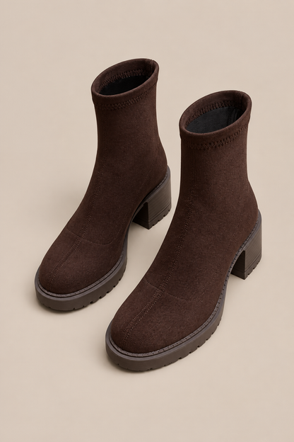 Azalea | Winterstiefel Damen mit Blockabsatz