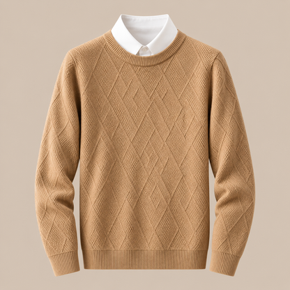 Bernard | Wollpullover Herren mit strukturiertem Strickmuster