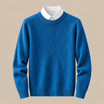 Bernard | Wollpullover Herren mit strukturiertem Strickmuster