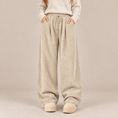 Betzie | Cordhose Damen mit weitem Bein und elastischem Bund