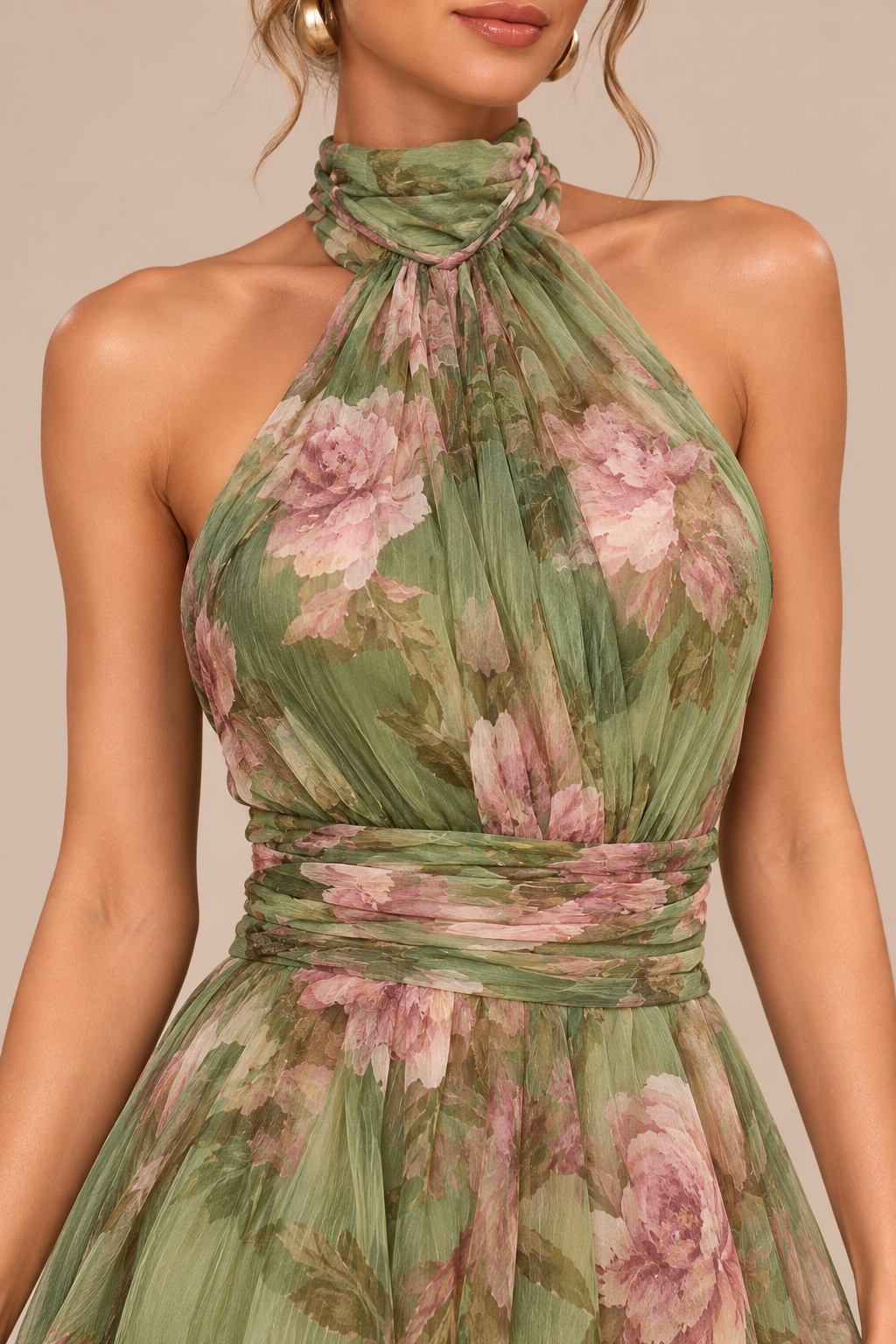 Bloomis | Bodenlanges Maxikleid Mit Floralem Muster