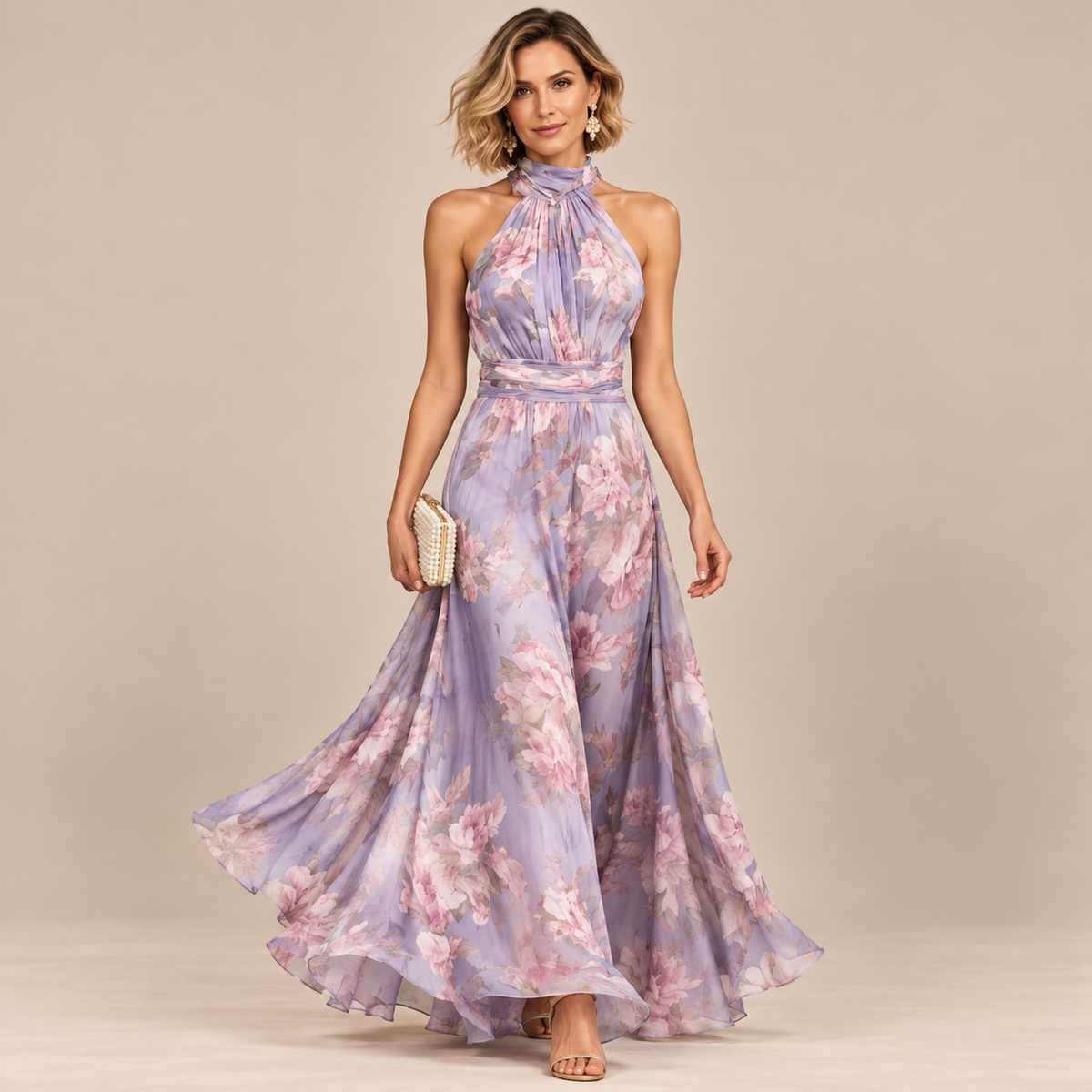 Bloomis | Bodenlanges Maxikleid Mit Floralem Muster