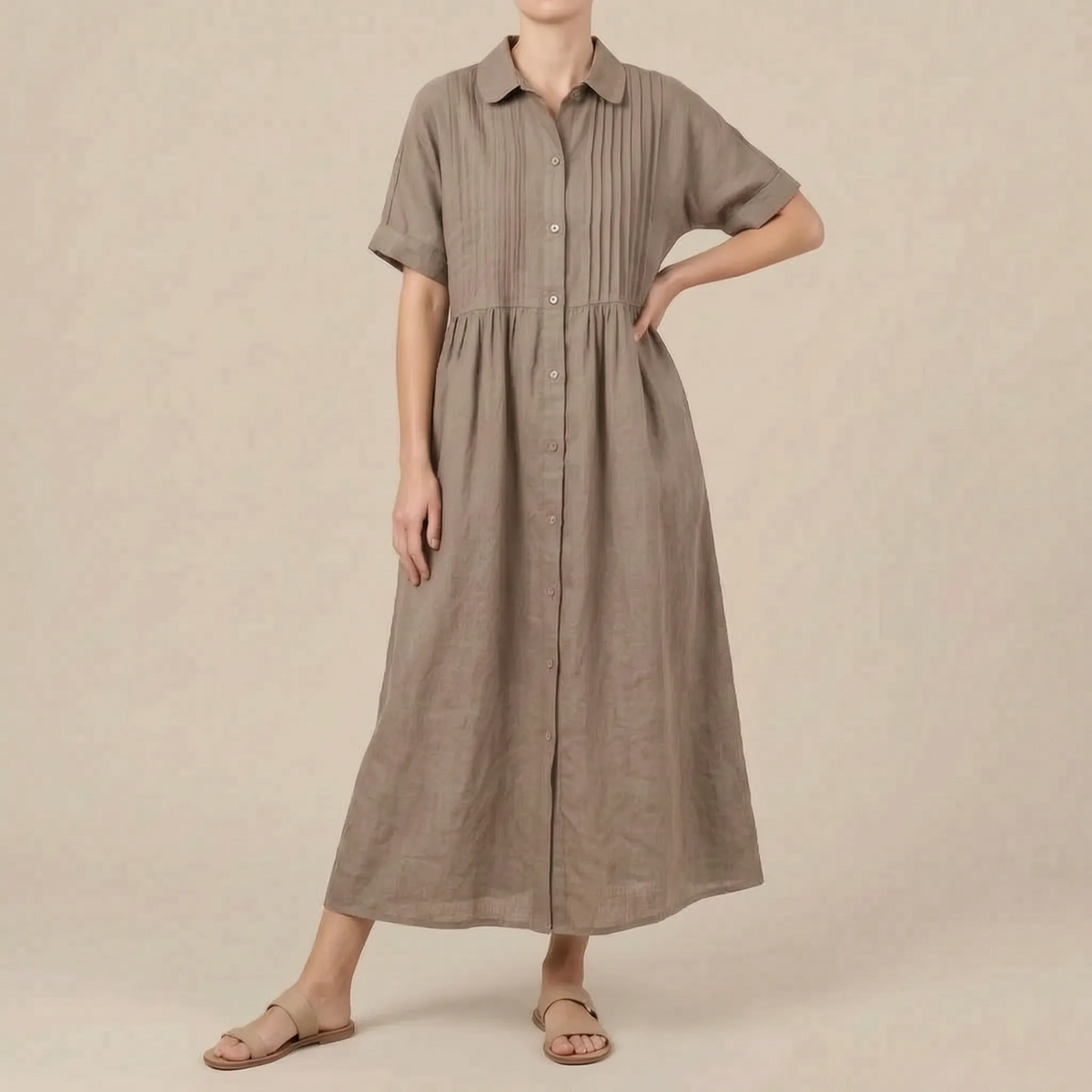 Brezeo | Weit Geschnittenes Maxikleid